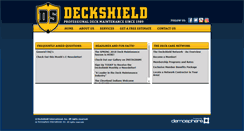 Desktop Screenshot of deckshield.com